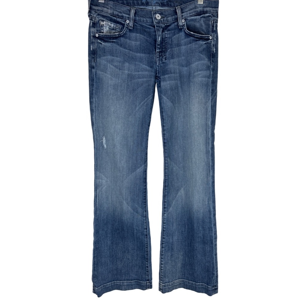7 For All Mankind Blue Denim Pants